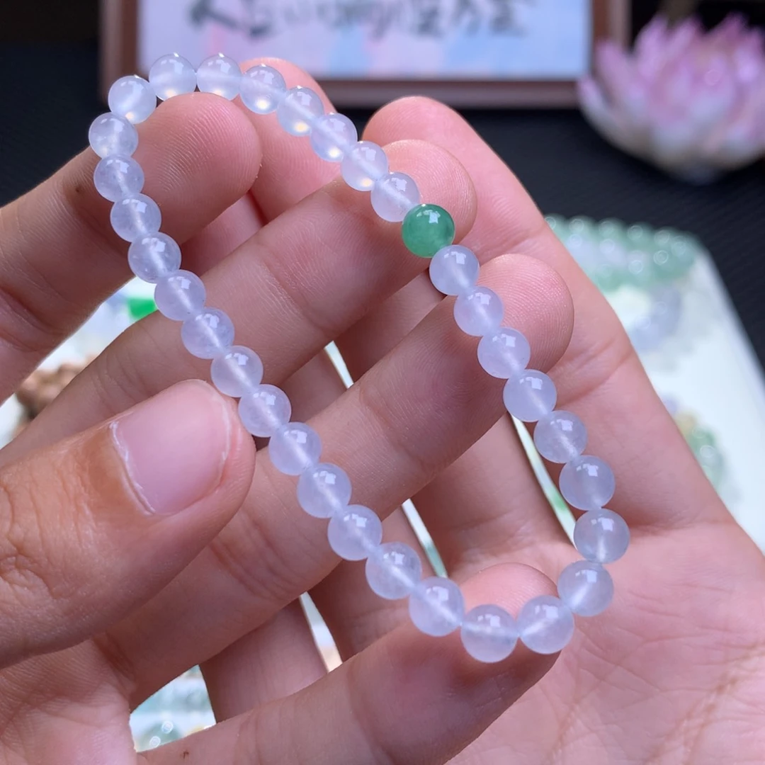 未镶嵌手链翡翠翡翠手串卡5.4