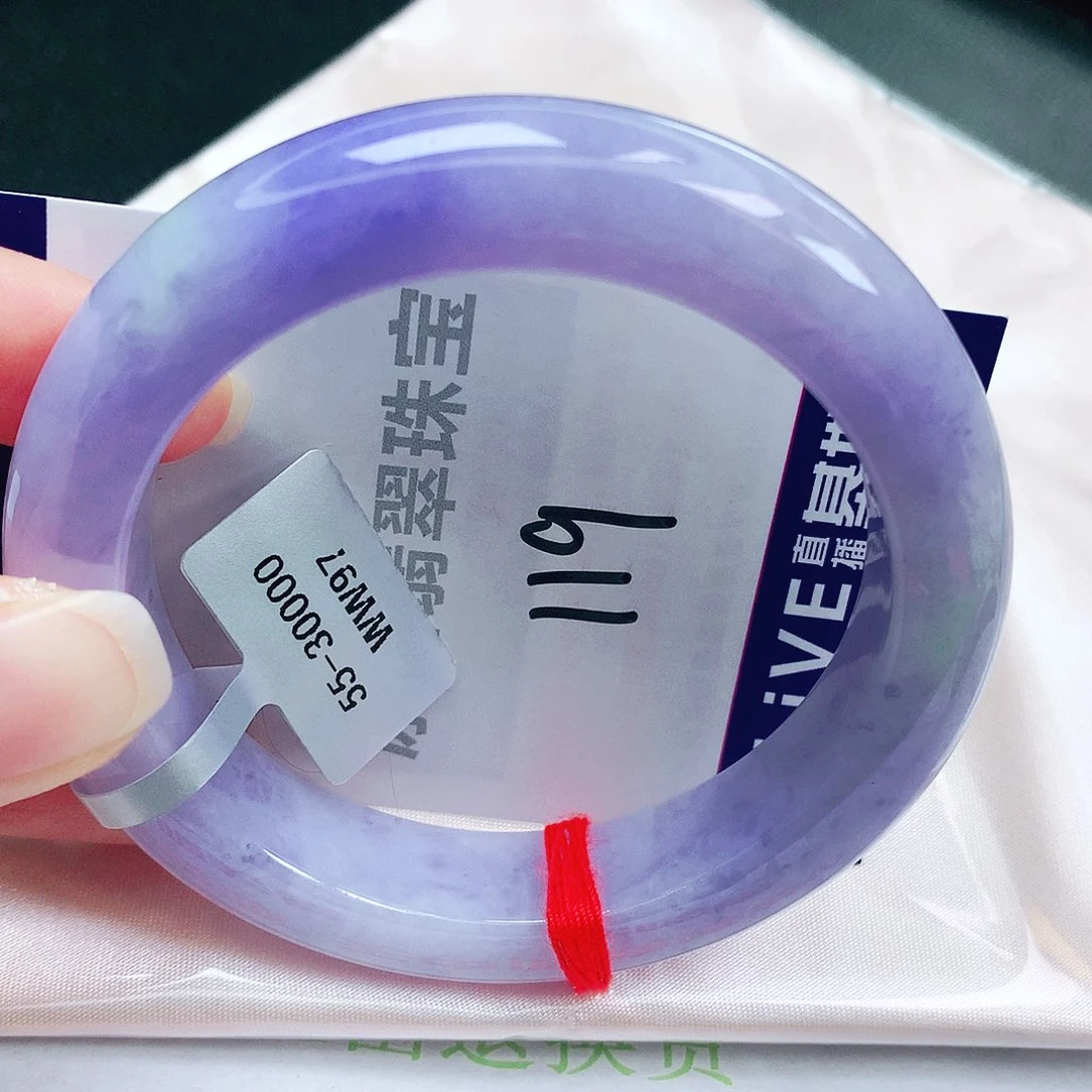 翡翠未镶嵌手镯缅甸天然A货翡翠手镯