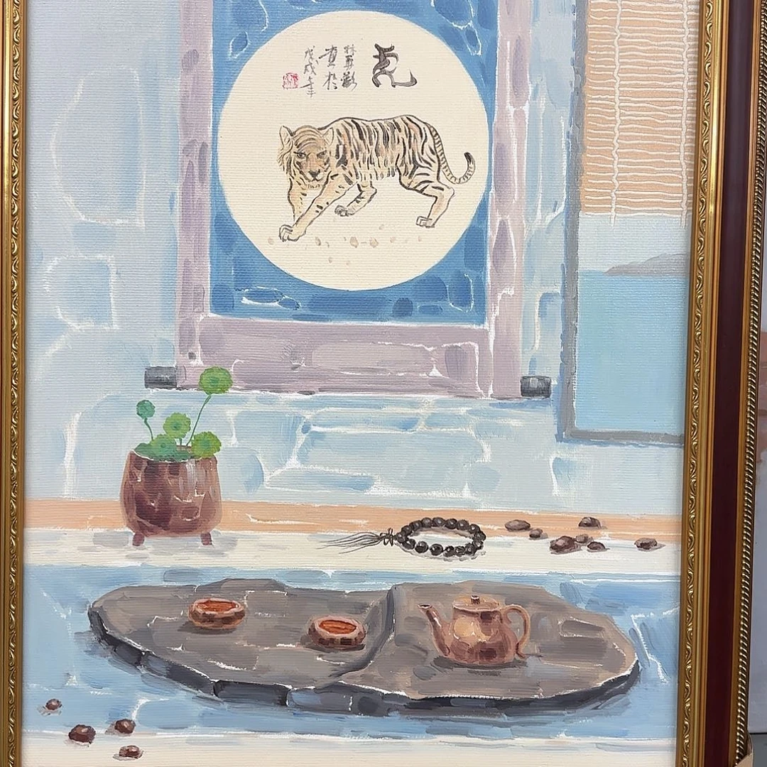 用***4高端手绘艺术油画