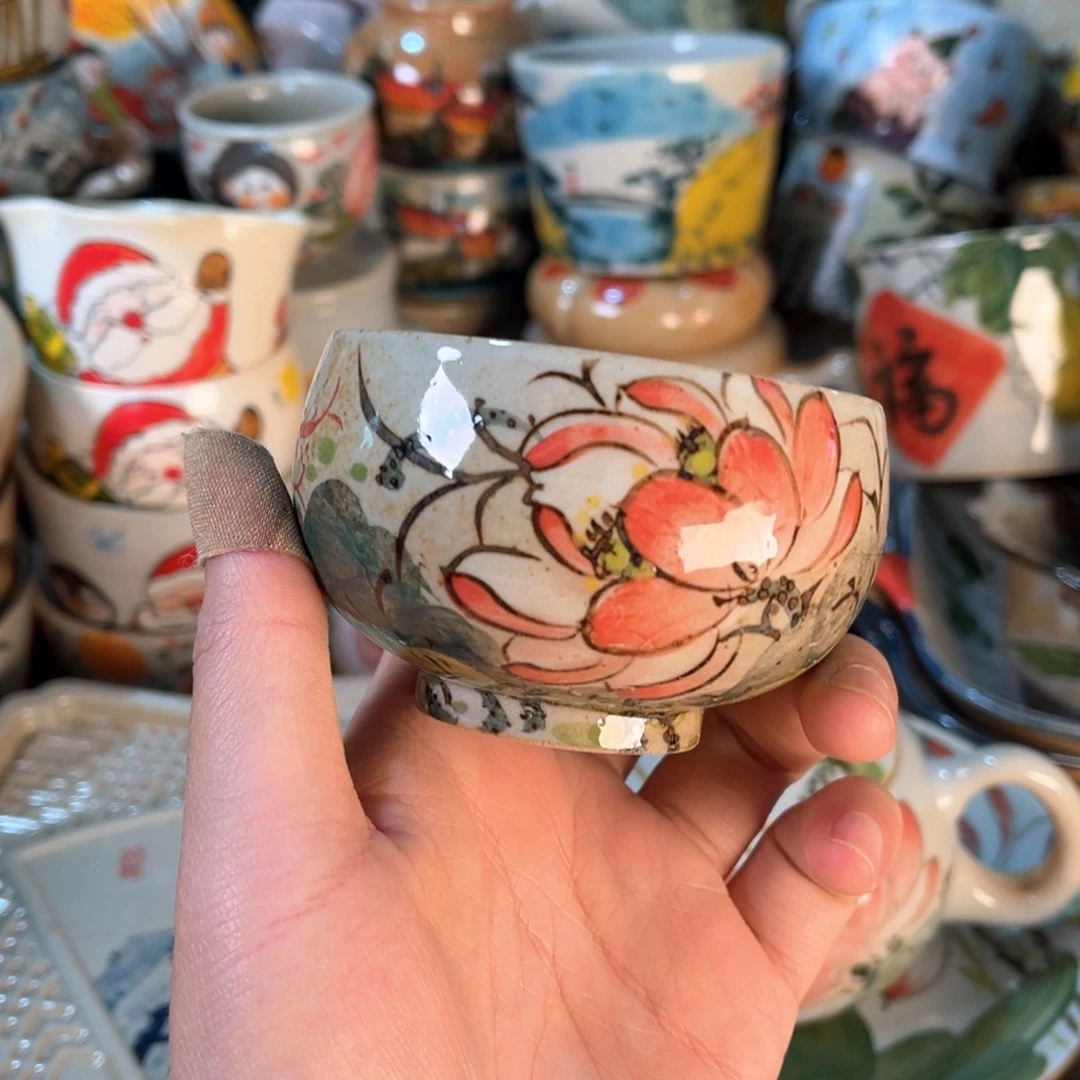 景德镇手工手绘杯