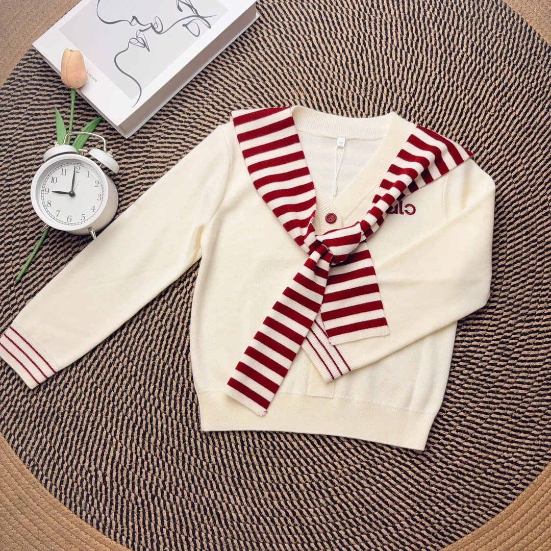 MINIIEF【爱依服童装】2025年IEF/爱依服2025新款秋季毛织上衣