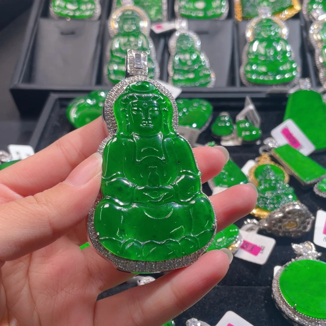 翡翠吊坠(不含链)未镶嵌