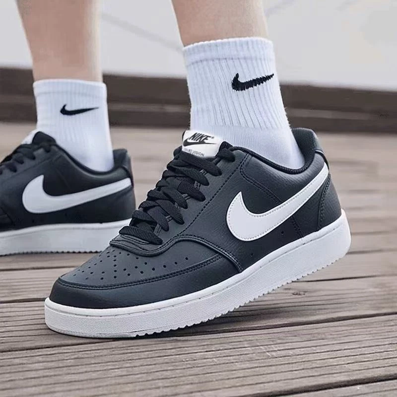 【门店同款】耐克男子运动低帮黑色时尚休闲经典板鞋DH2987001