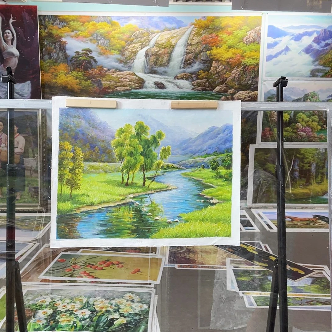 油画朝鲜艺术家53/39