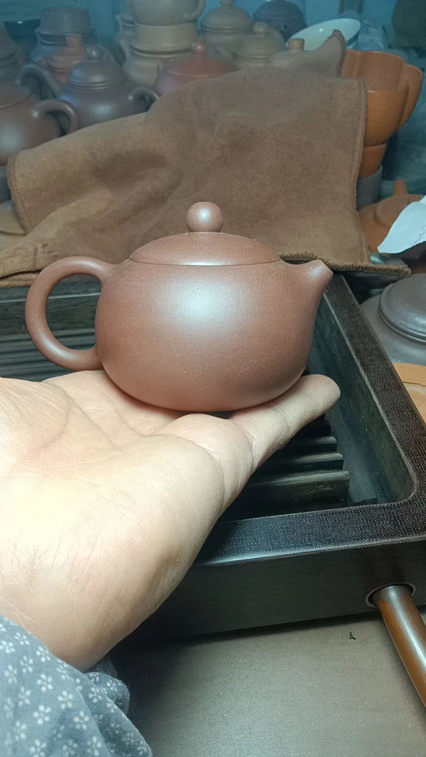 西施底槽清紫砂壶原矿紫泥容量160CC