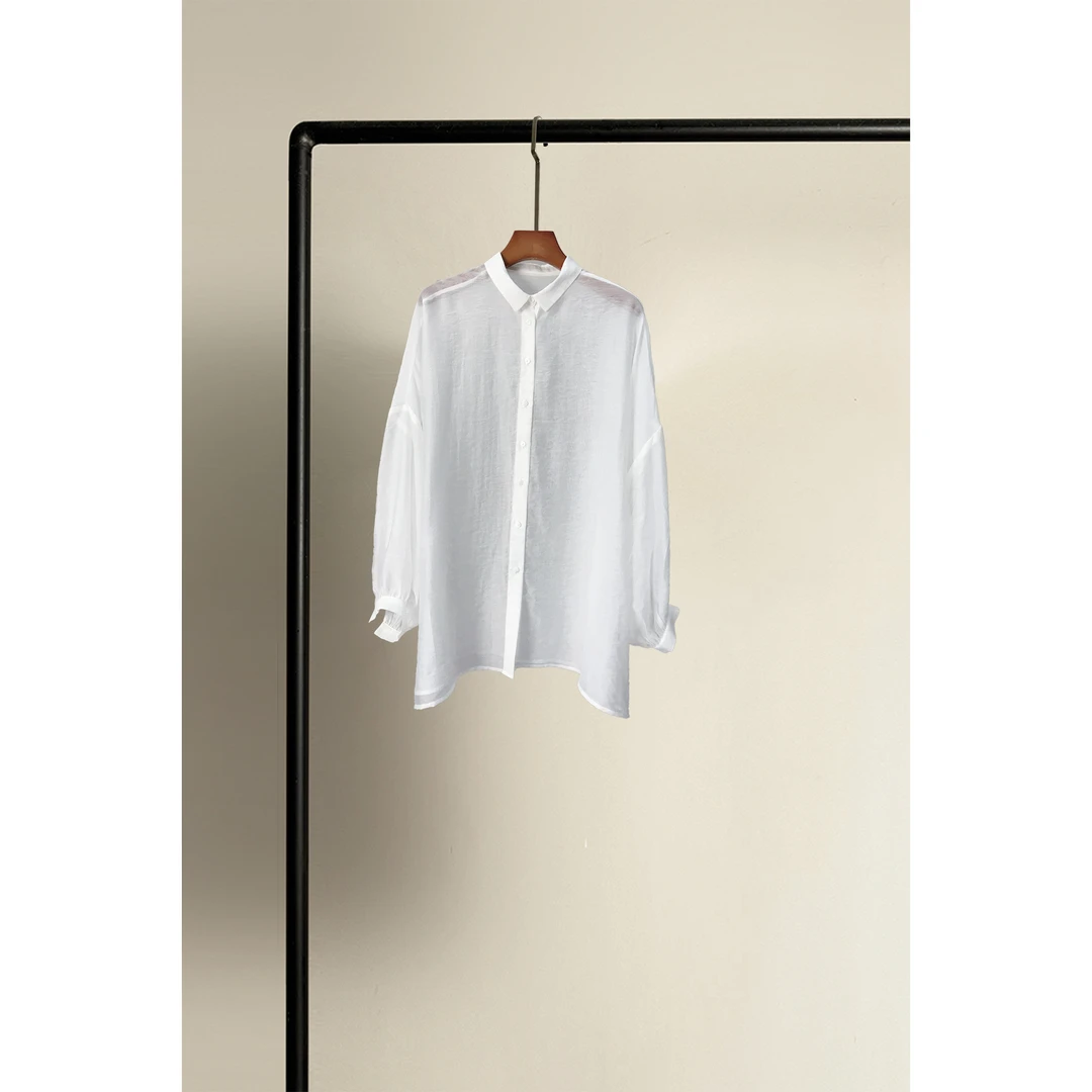 ICEEL原创新款时尚轻薄防晒衬衫女夏季宽松透气百搭长袖开衫上衣