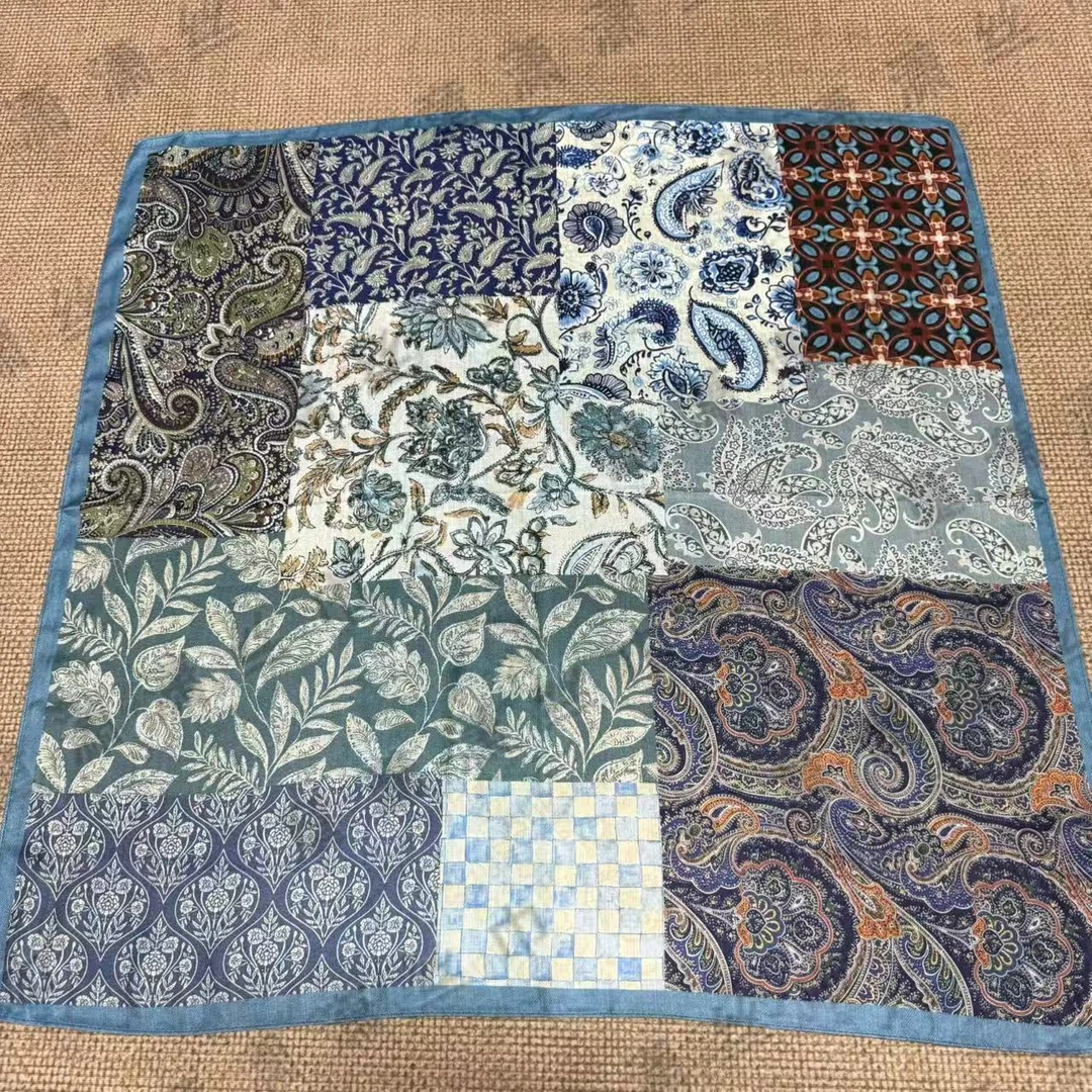 （花样时光）新款方巾85*85左右围巾