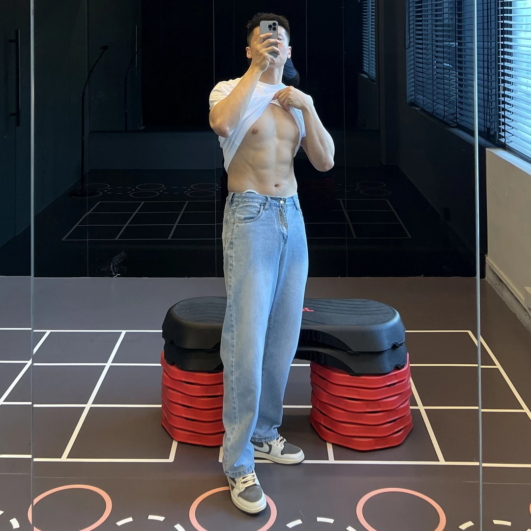 IRONTRAP莱赛尔天丝薄款软牛仔裤宽松百搭休闲裤夏季运动透气裤子