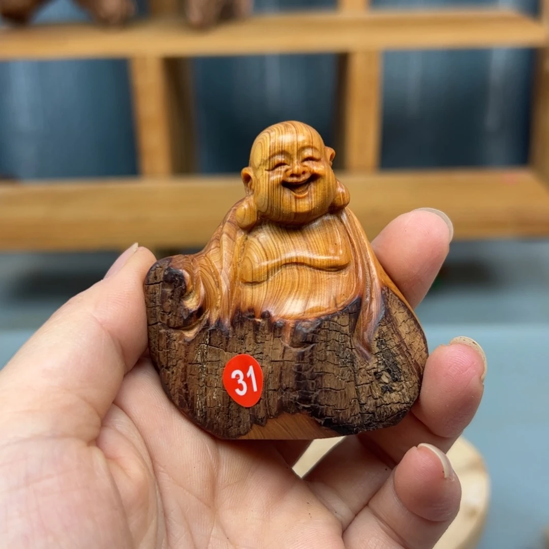 帅***帅木崖柏木摆件手把件