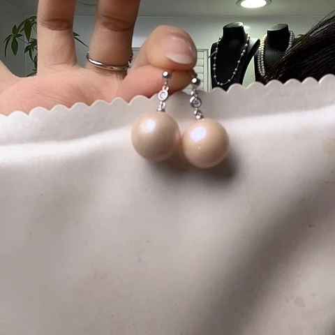 未镶嵌淡水珍珠耳饰