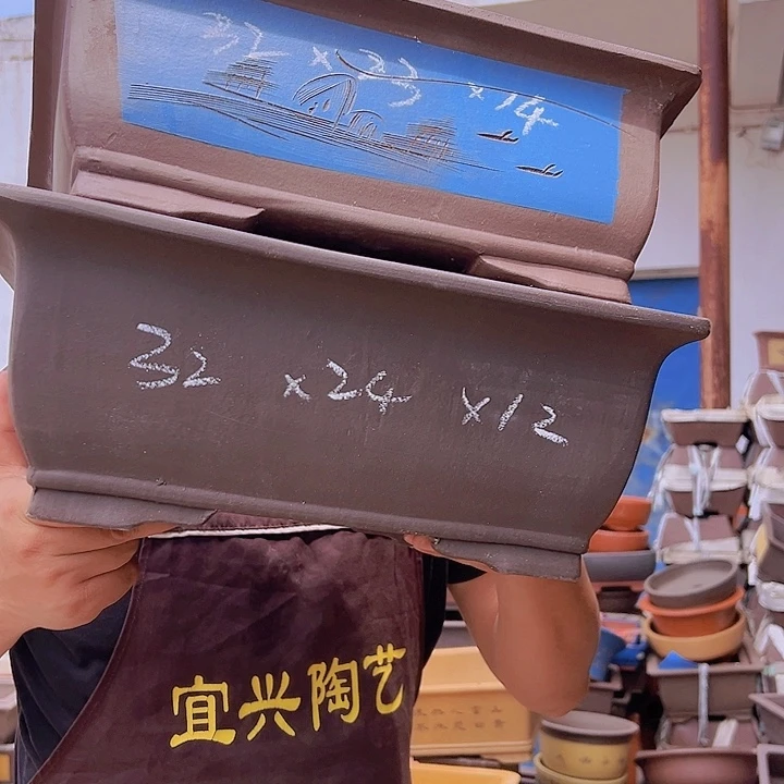 紫砂花盆紫砂花盆