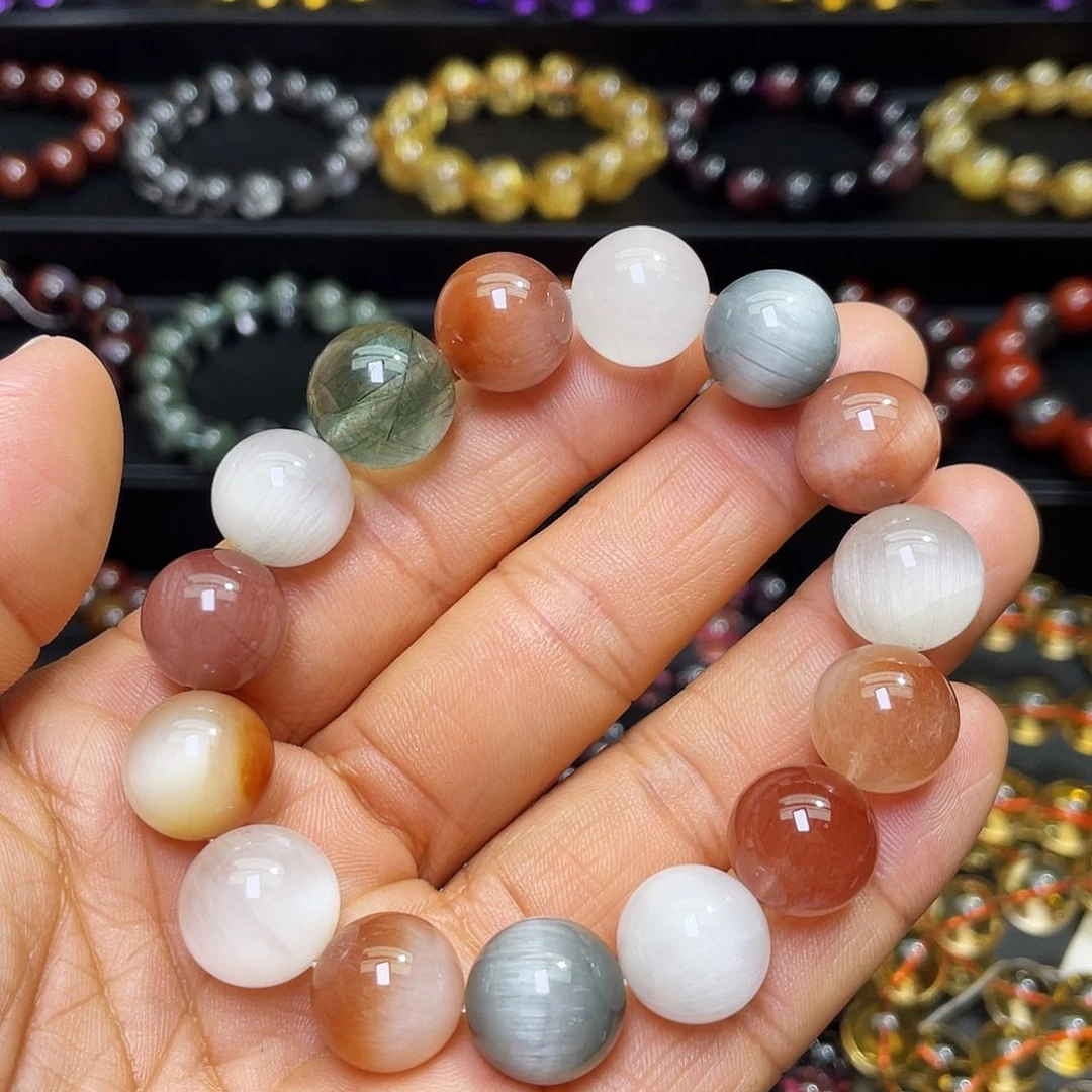 手链水晶未镶嵌彩兔毛