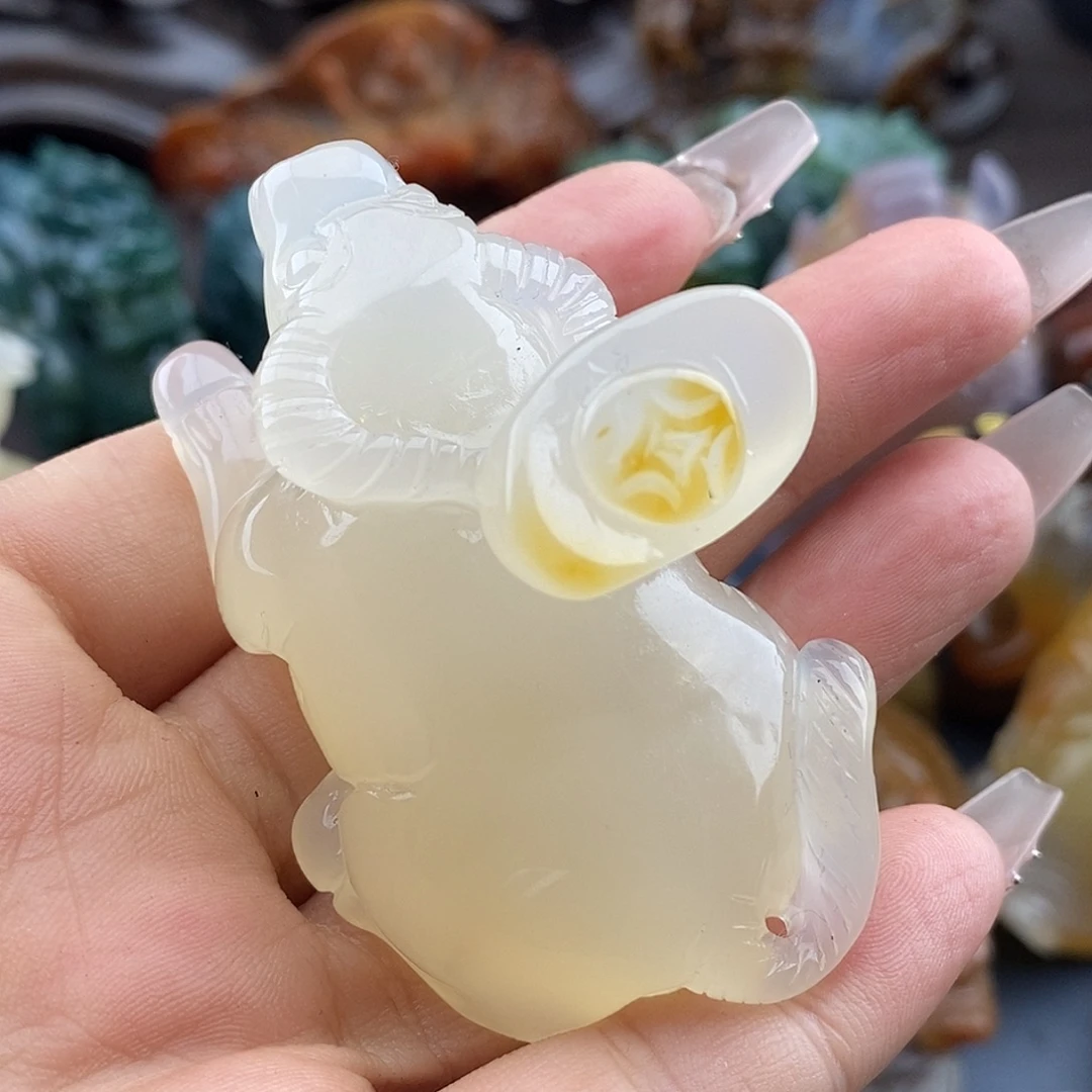 正***—玛瑙/玉髓未镶嵌颈饰