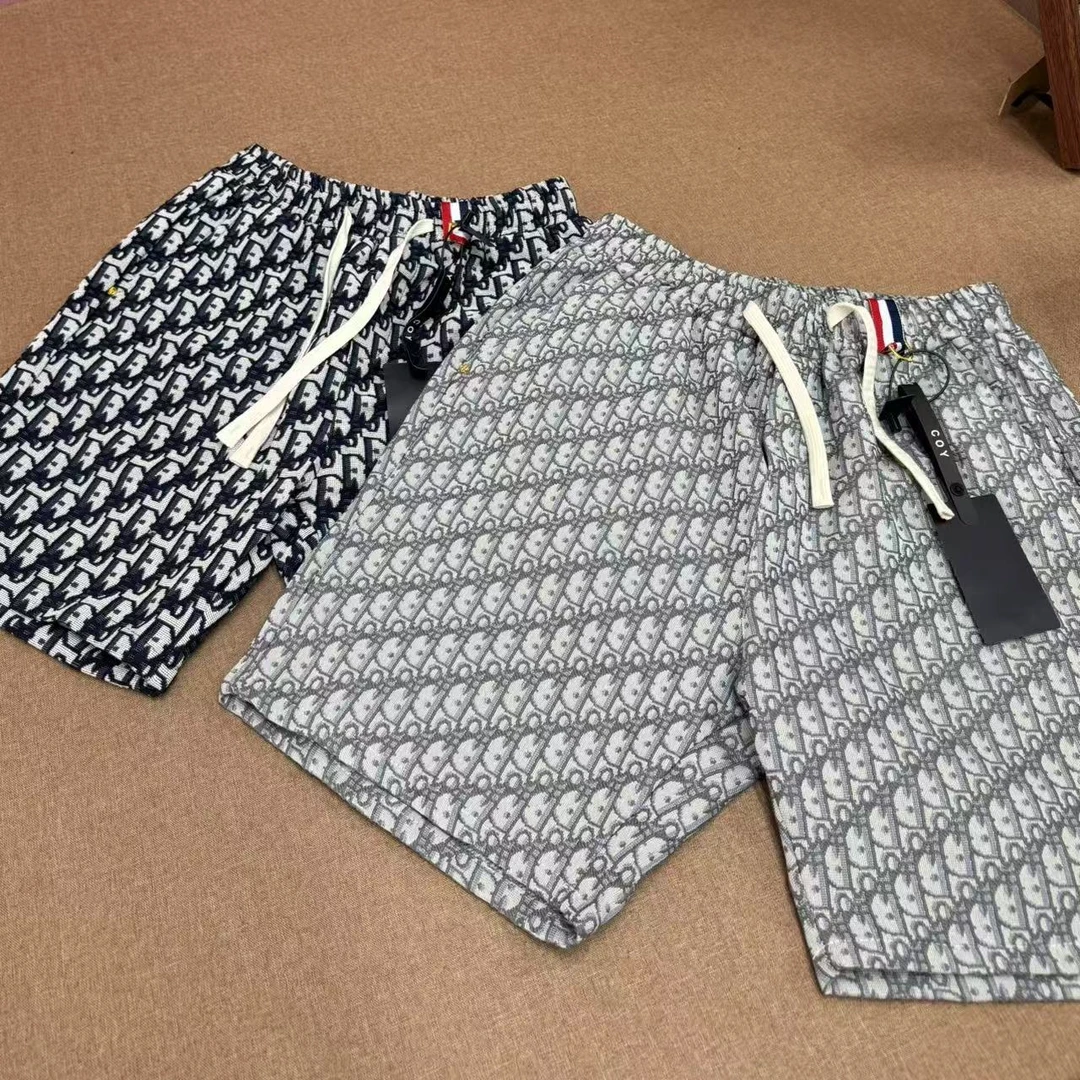 夏季牛仔满印字母短裤裤子休闲百搭气质