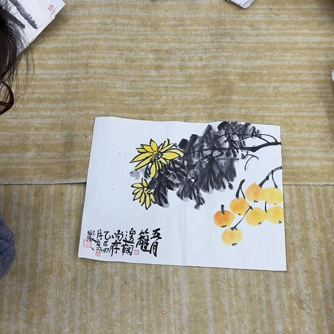 国画写意花鸟一张