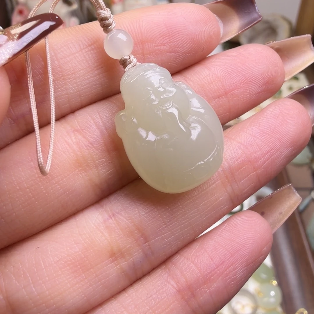 和田玉未镶嵌手机链