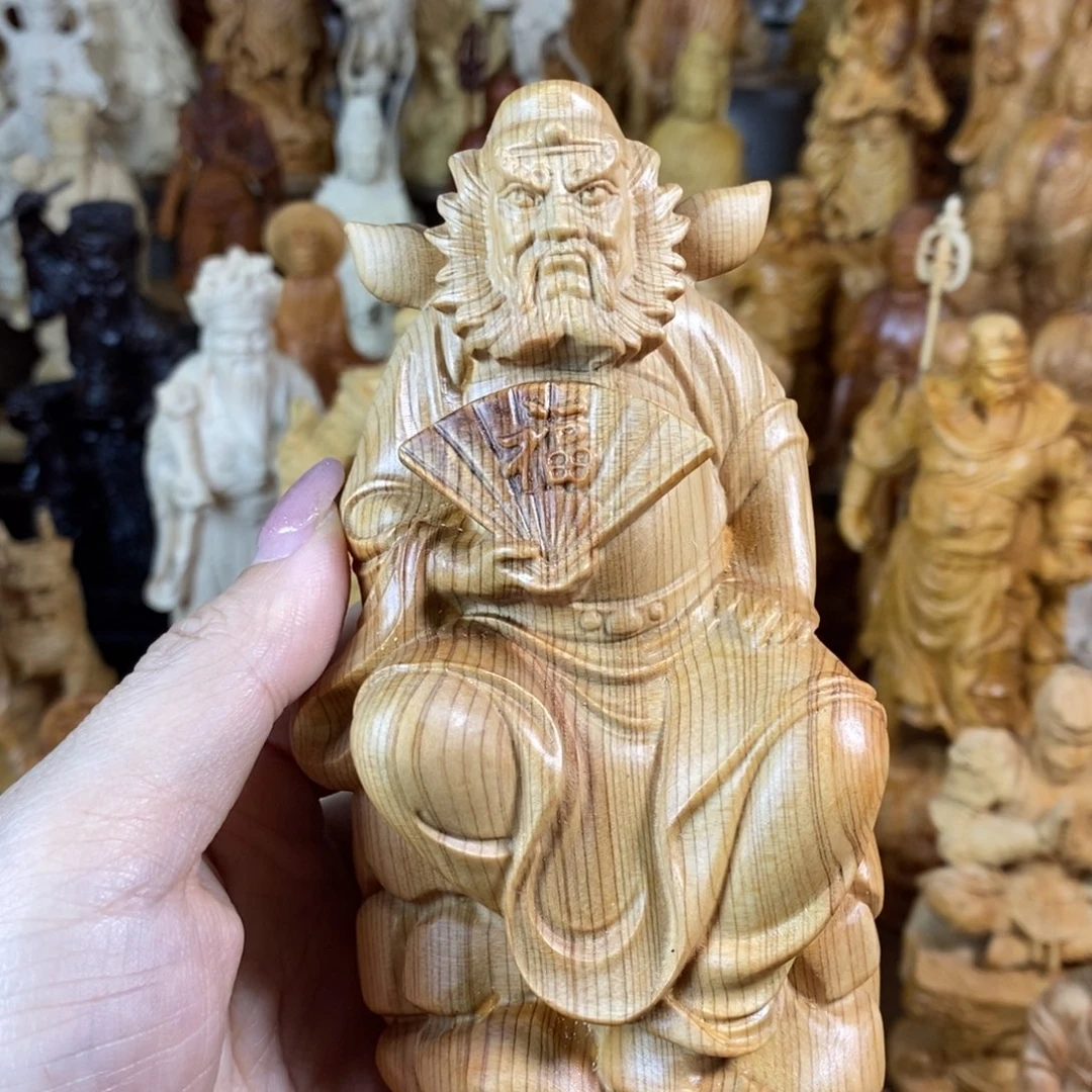木钟馗高13福扇摆件