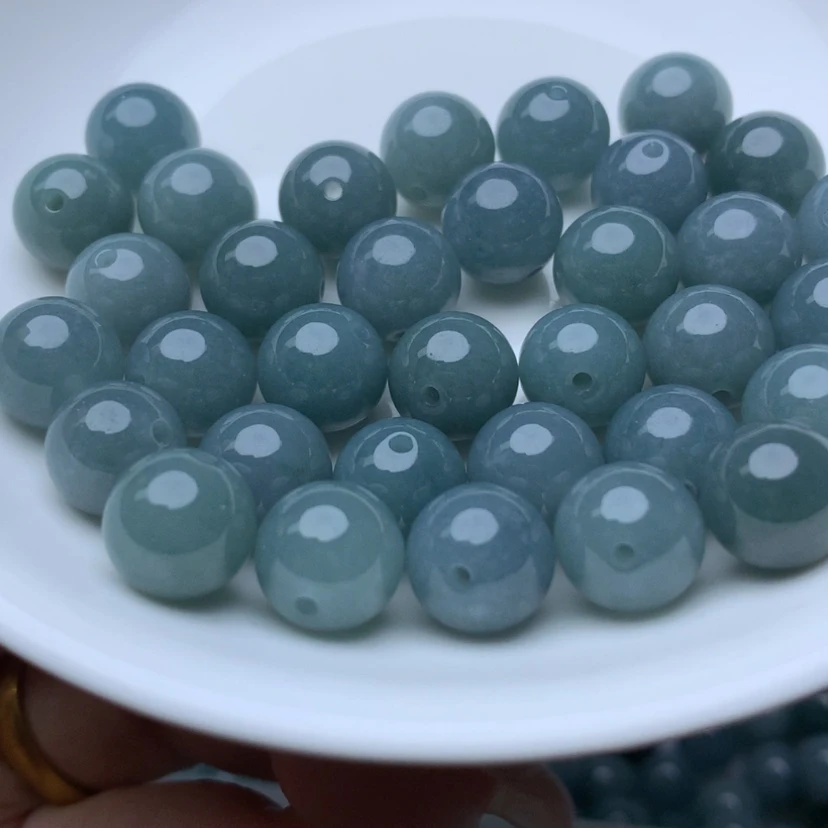 【闪购商品】散珠翡翠卡10冰蓝水10个（手链拍2单