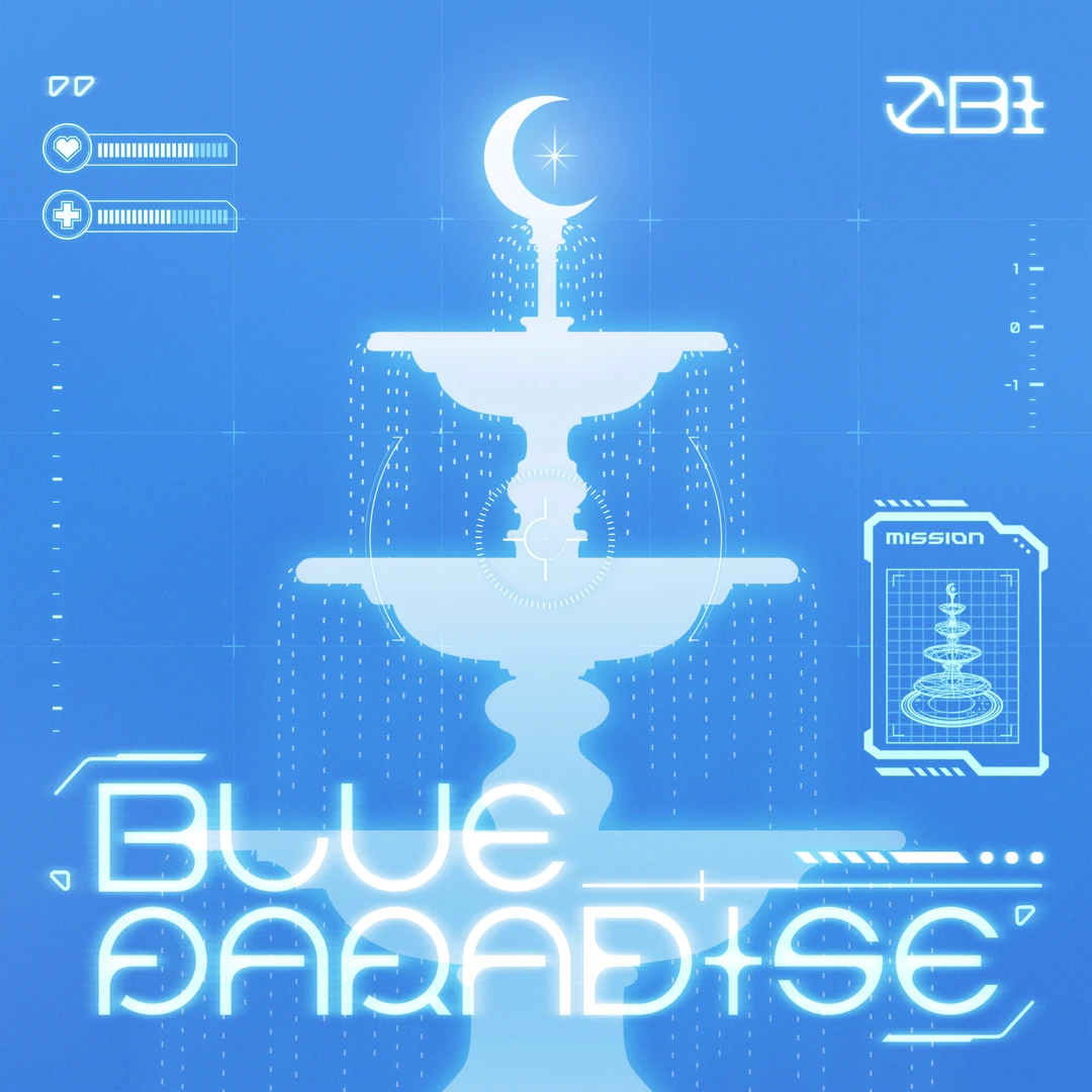 【国现】ZB1 MINI5回归快闪  [BLUE PARADISE] 随机卡 ZEROBASEONE