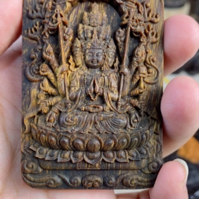 【闪购商品】木海**空芽庄千手观音配养香罐