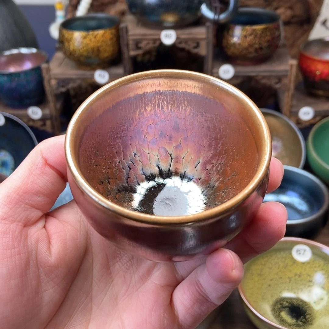 茶盏落英缤纷主人杯