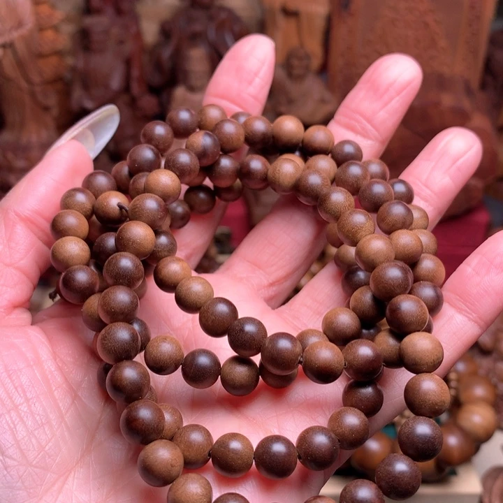 檀香木其他老山檀手把件奶香