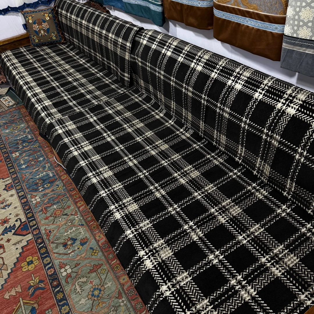 轻奢西藏式沙发垫美拉德氛围感雪尼尔沙发垫四季无四季通用沙发垫