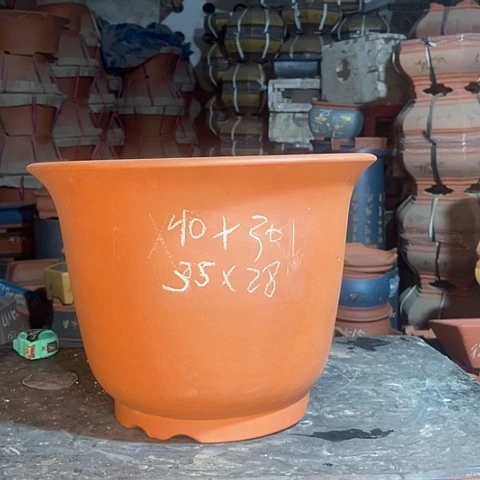 紫砂花盆大金钟盆一个