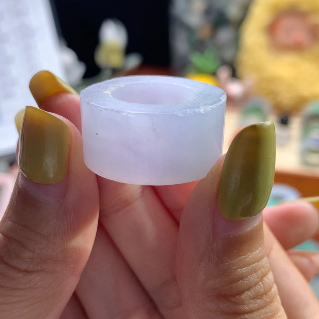 未镶嵌定制翡翠冰胶仙仙紫轮胎9-16.5#