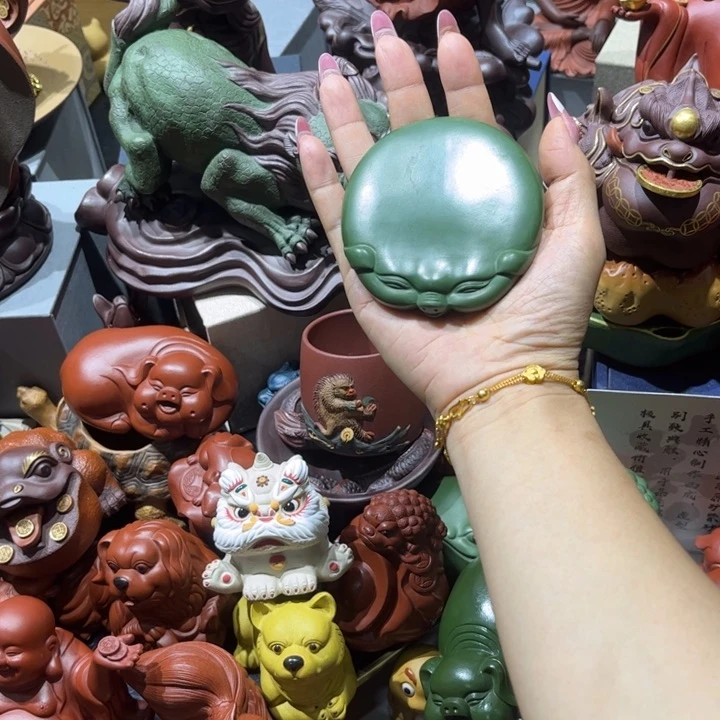 茶杯紫砂1****4特惠猪绿泥