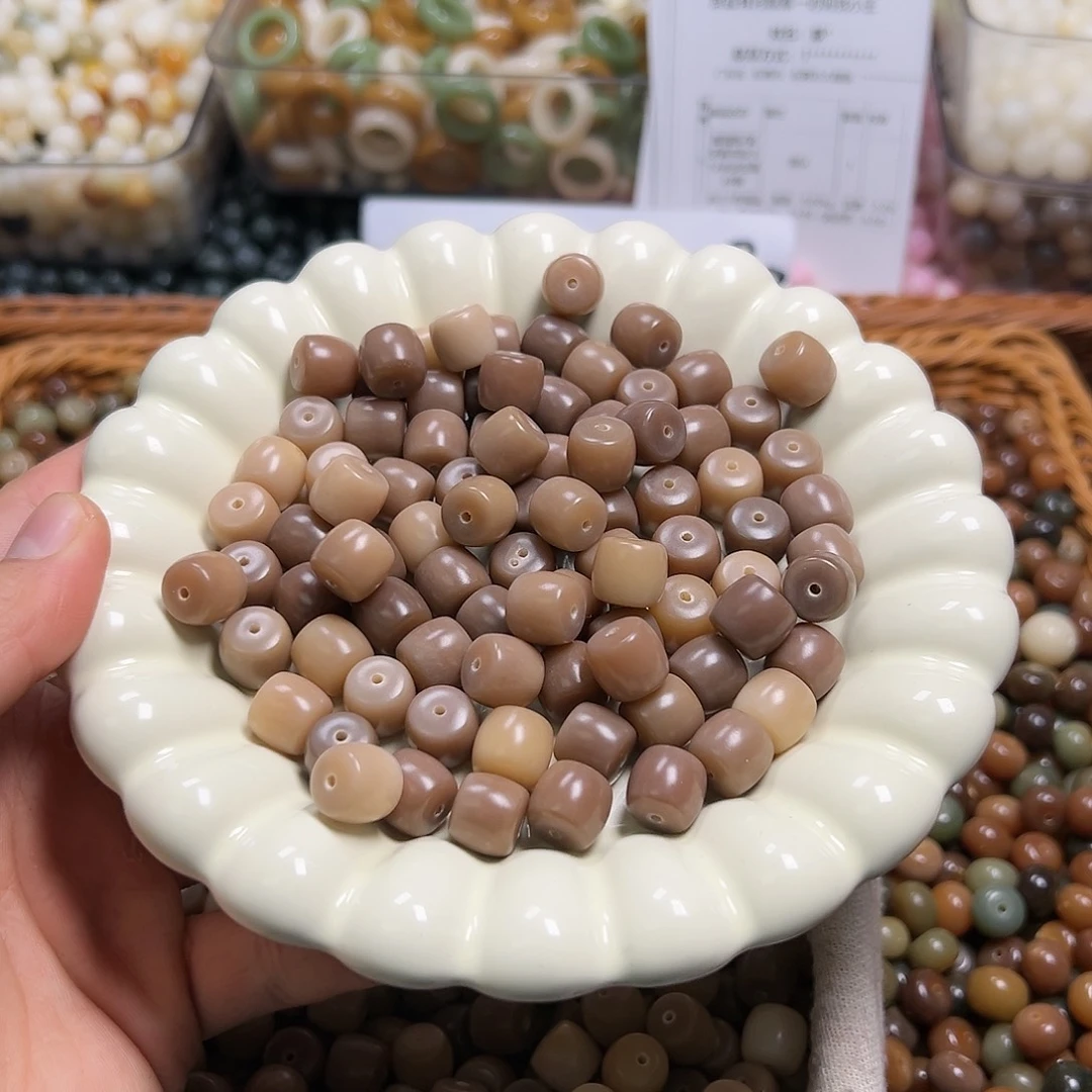 菩提根/象牙果吊坠卡12✖️10干枯玫瑰直切30颗卡牌➕30