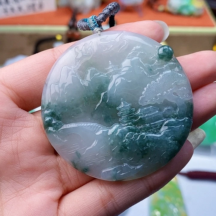 颈饰未镶嵌翡翠翡翠