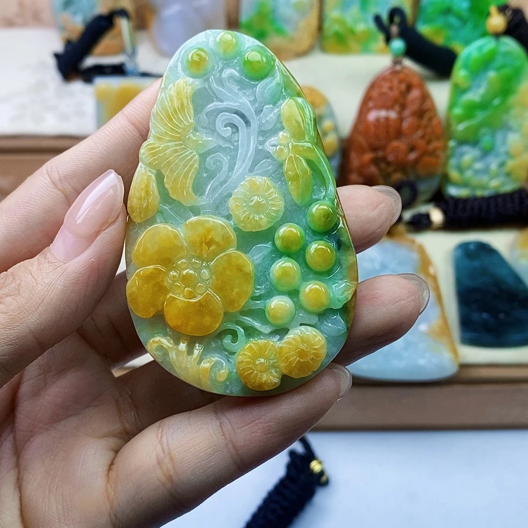 颈饰未镶嵌翡翠翡翠