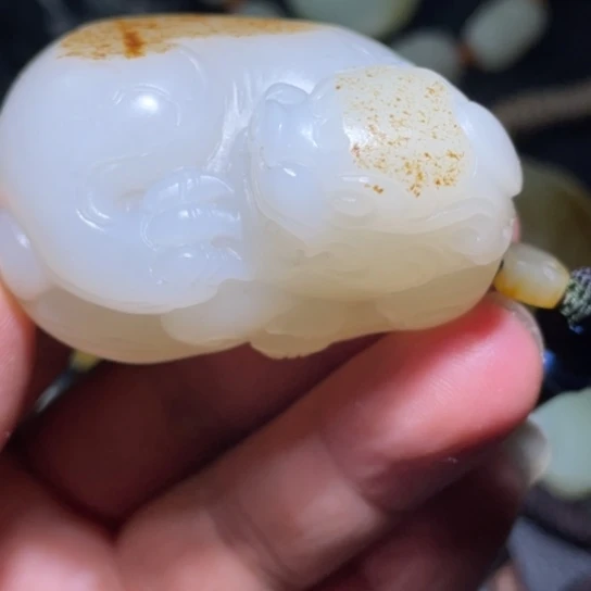 和田玉（白玉）未镶嵌玉牌临*
