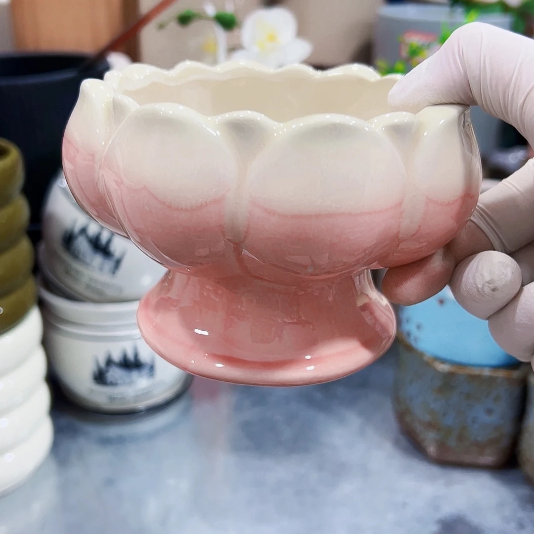 外贸尾单陶瓷花盆凑单10米包邮