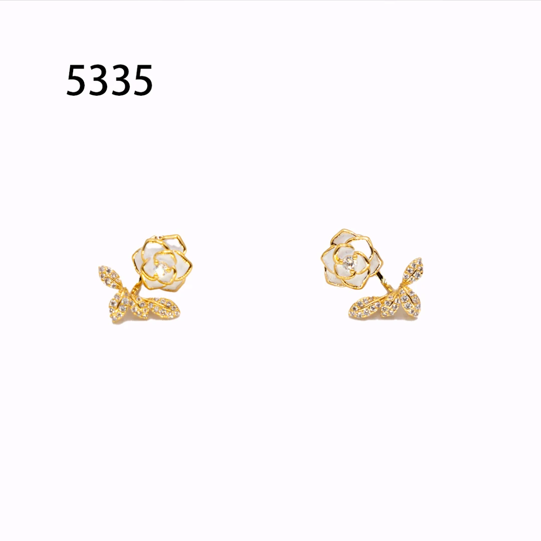 铜合金耳饰 时尚气质轻奢耳环新款小众设计高级感耳饰～5335