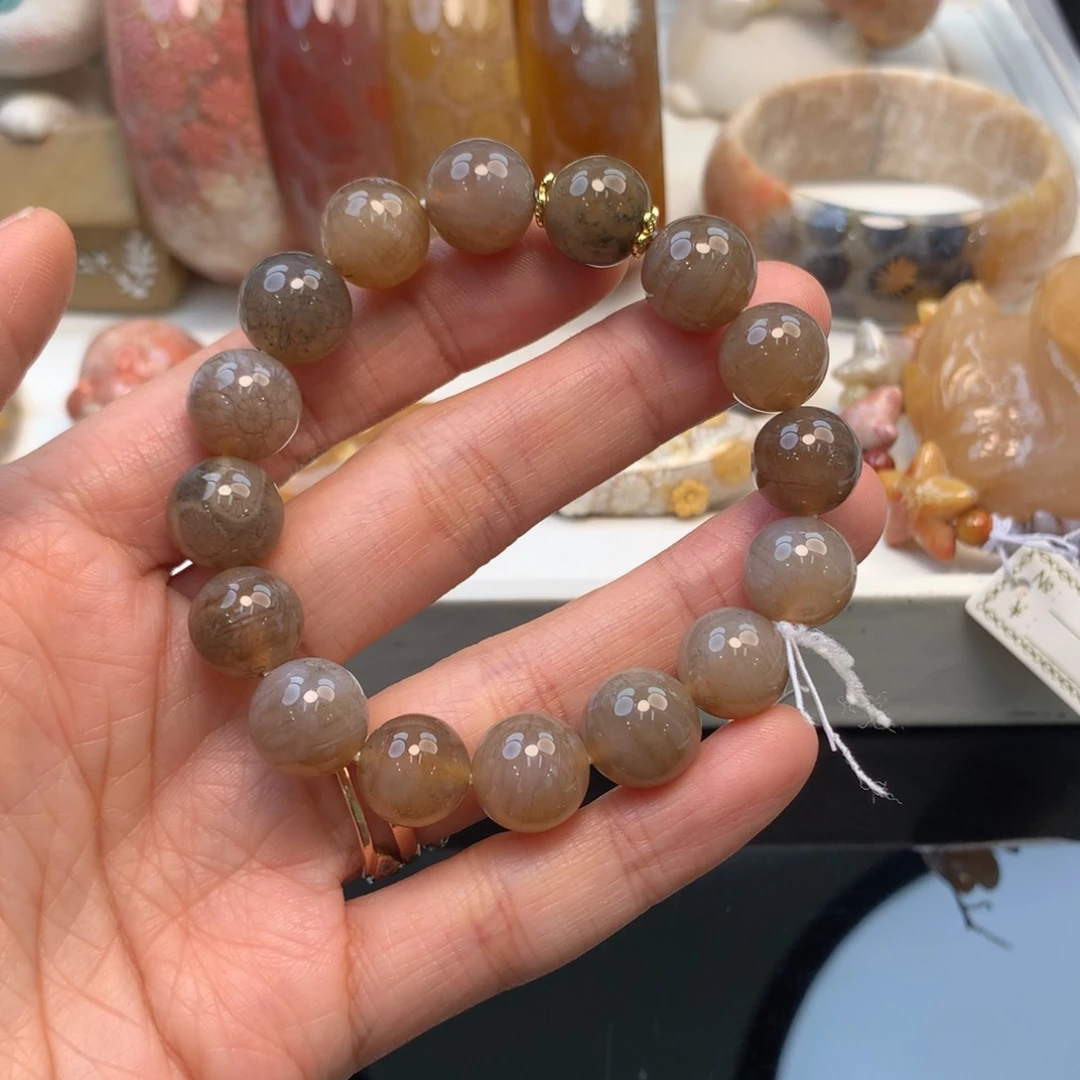 硅化珊瑚（珊瑚玉）手串合金私****享