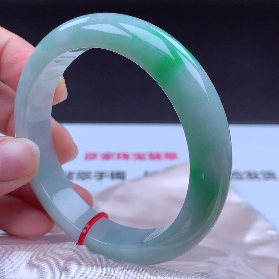 翡翠未镶嵌手镯手镯001387