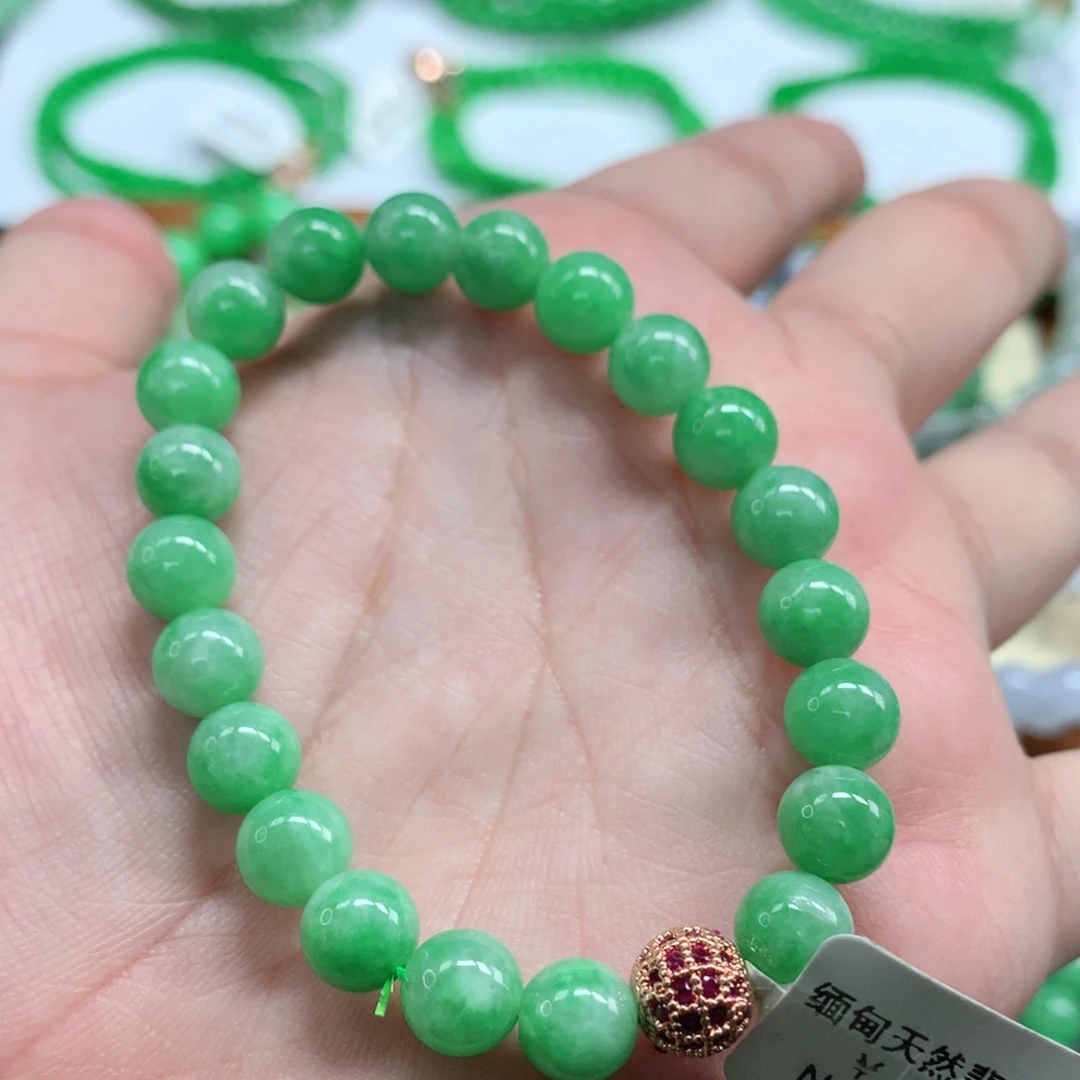未镶嵌手链翡翠翡翠