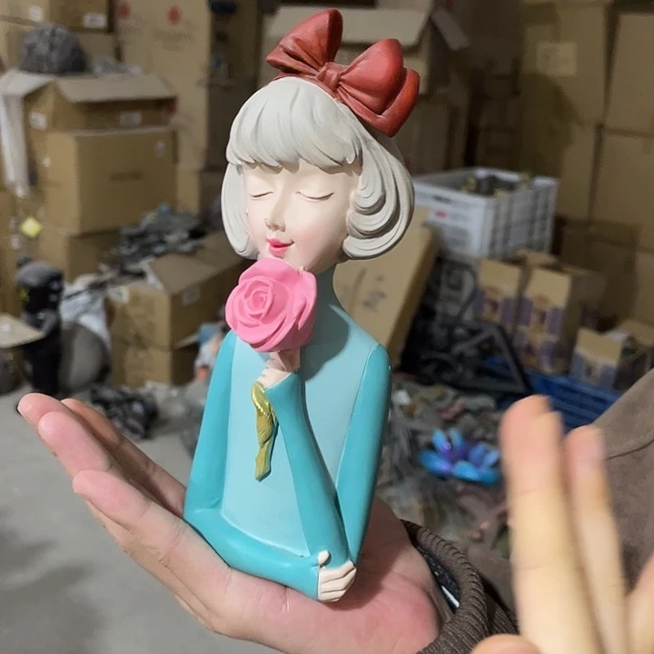 树脂样品样品样品蝴蝶结女孩