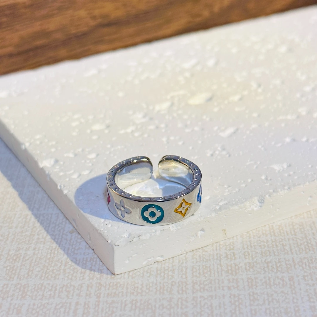 铜合金戒指 小众设计开口戒指1014