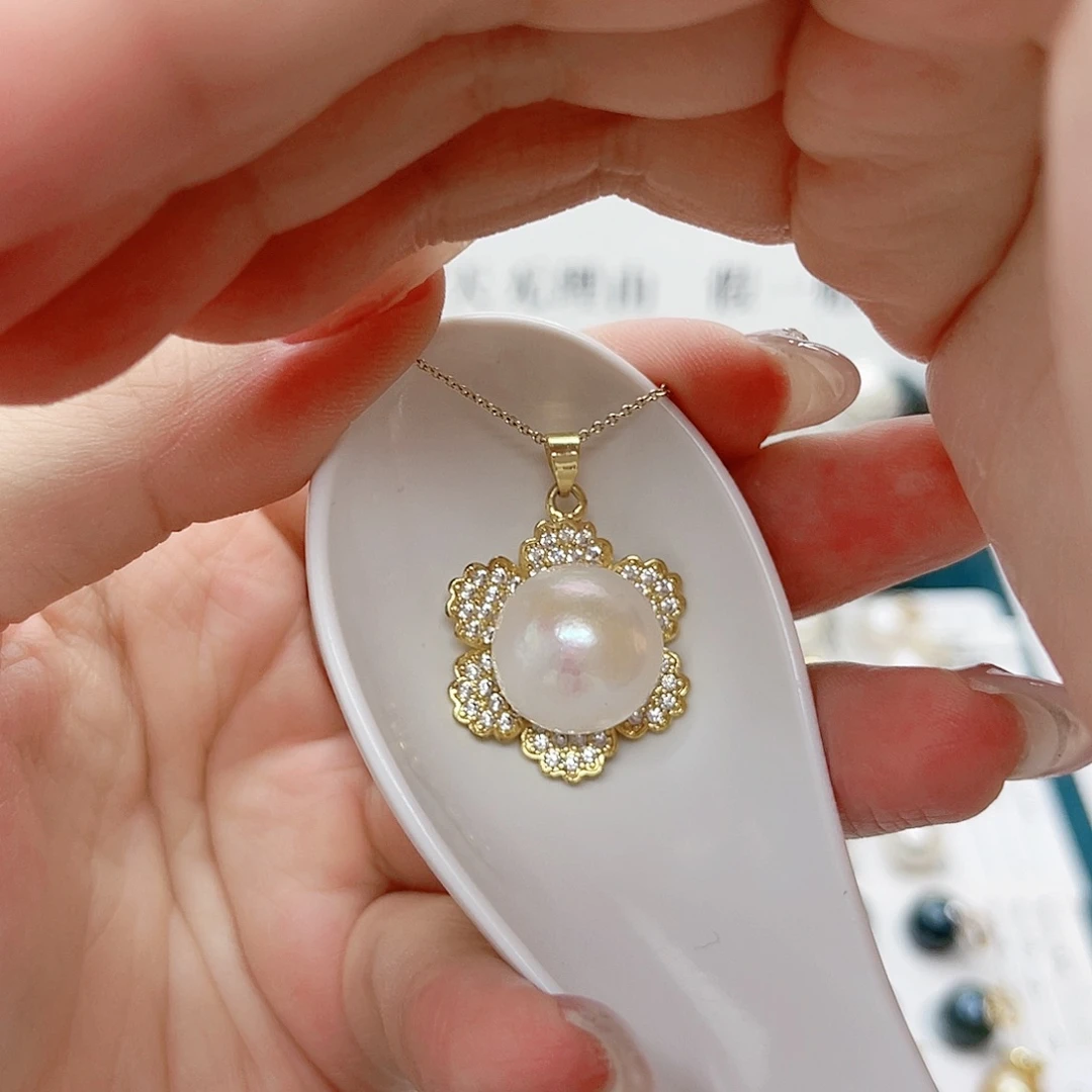 吊坠(赠链)合金淡水珍珠