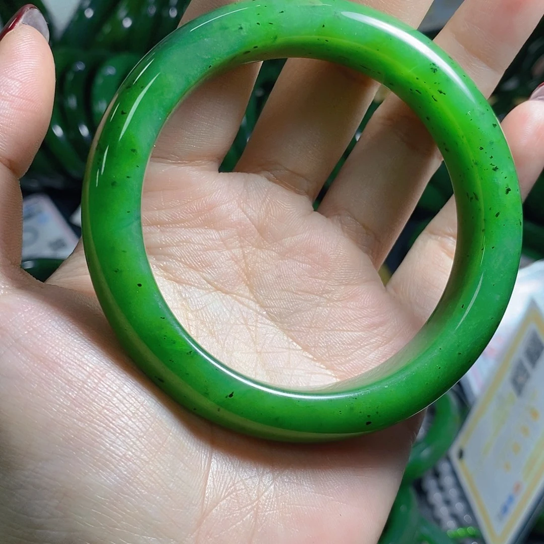 时***七和田玉（碧玉）未镶嵌手链