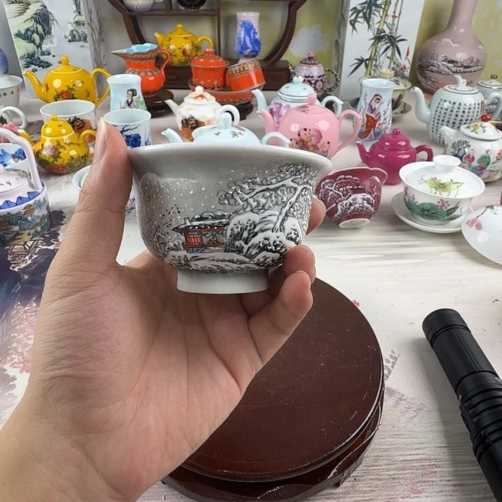 摆件景德镇陶瓷老厂瓷35