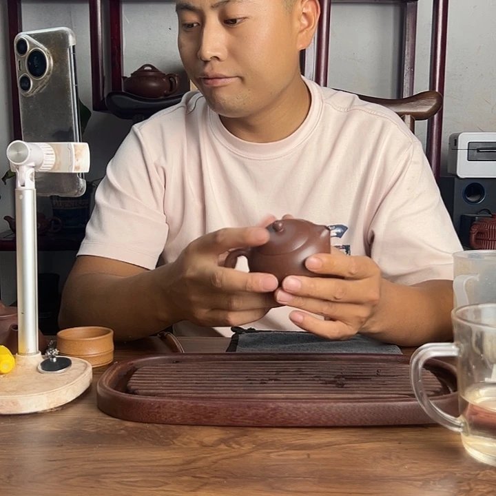 茶壶紫砂宜兴原矿紫泥西施130毫升
