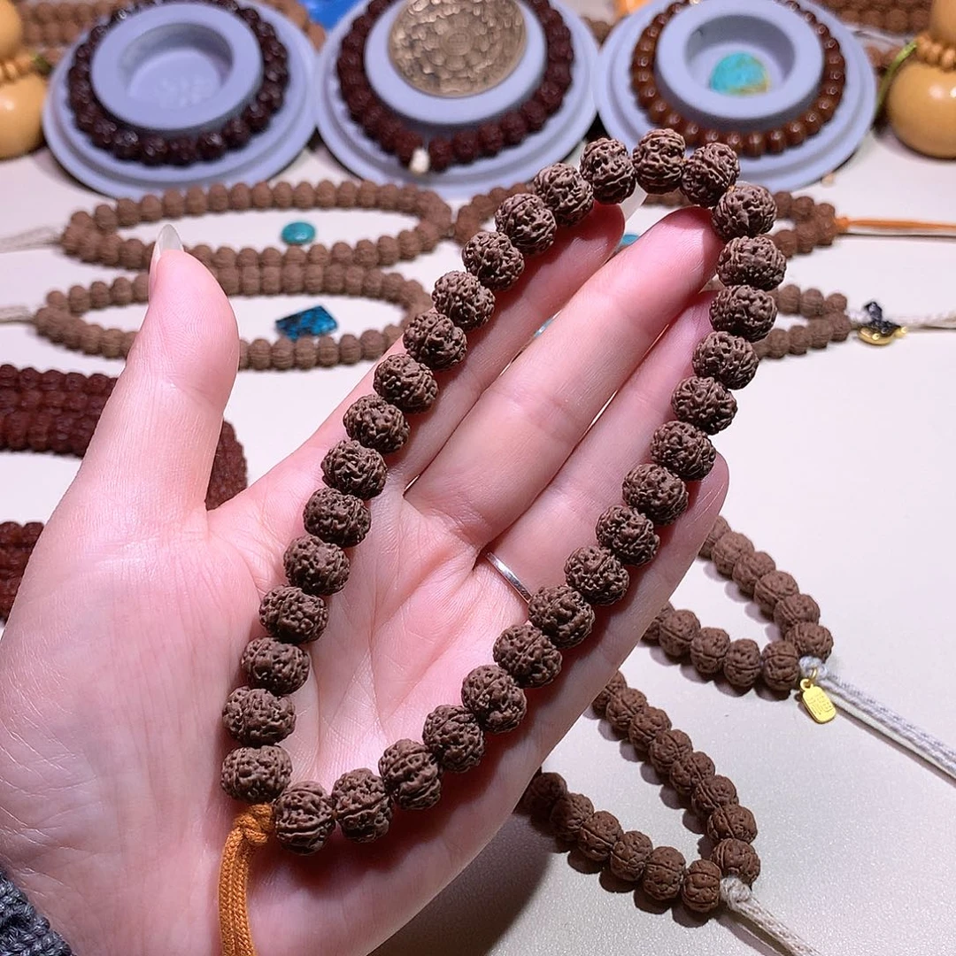 吊坠文玩核桃老树虎抓梅花