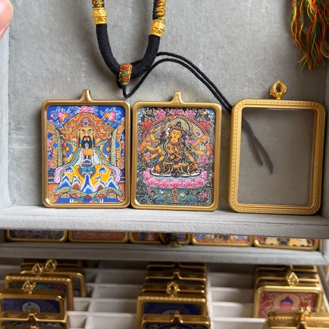 吊坠Y*S双面定制五爷文殊