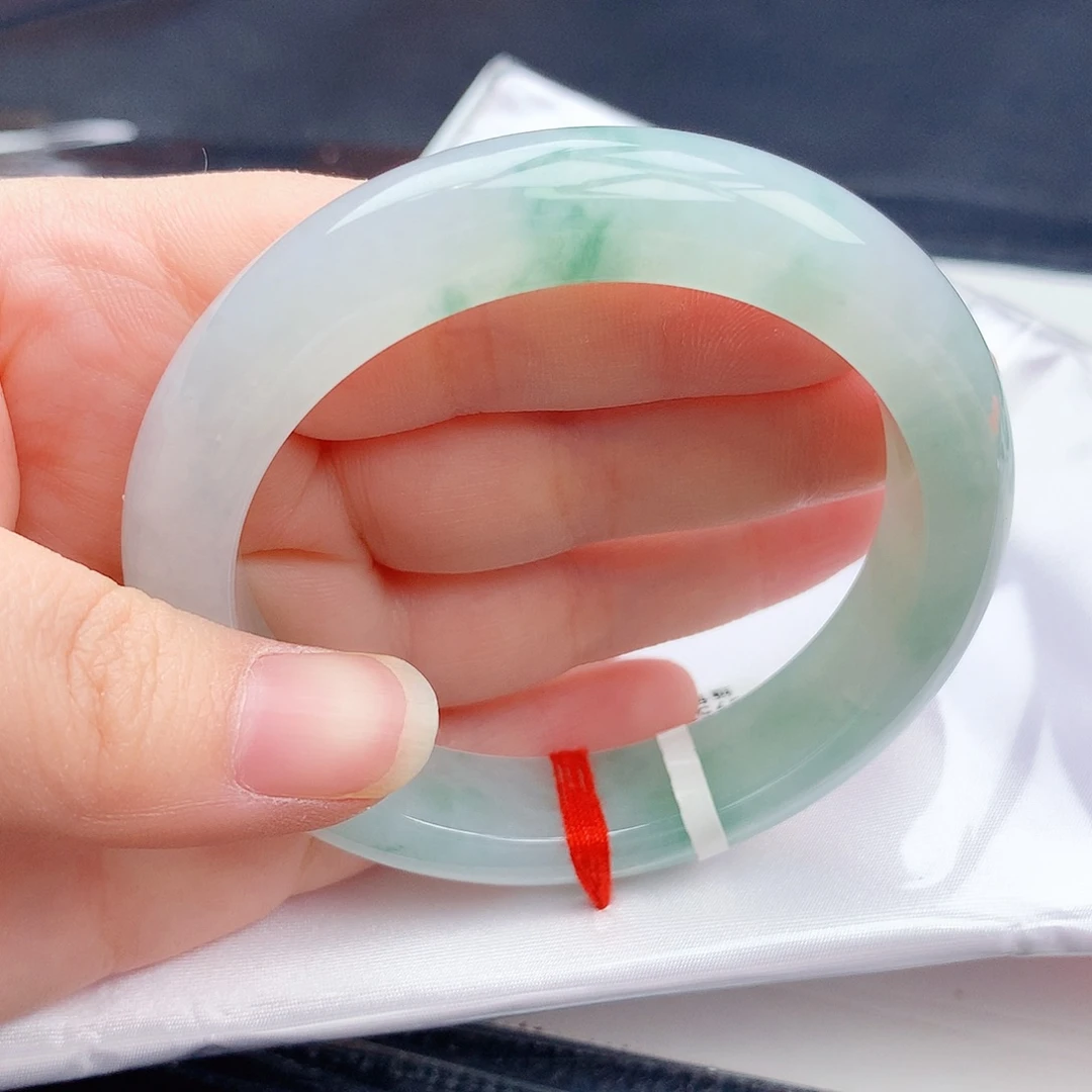 翡翠未镶嵌手镯缅甸天然翡翠A货手镯