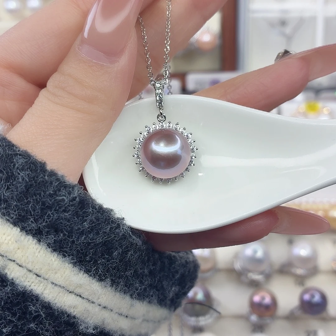合金淡水珍珠颈饰F