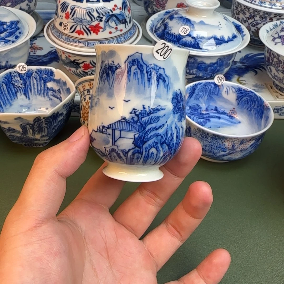 彦祖纯手工手绘茶具200